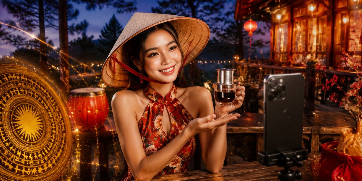 Trải nghiệm casino di động 23wi tại Đà Lạt với nón lá truyền thống